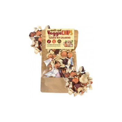 Aniland Sušené plátky zeleniny MIX VeggieCHIPS 100 g – Zboží Dáma