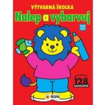 Výtvarná školka červená nalep a vybarvuj – Zboží Dáma