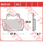 Zadní brzdové destičky TRW / Lucas Yamaha FZS 600 Fazer 1998 - 2003 | Zboží Auto