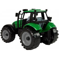 Lean Toys Otevíratelná kapota Traktor Ideal Farm Green