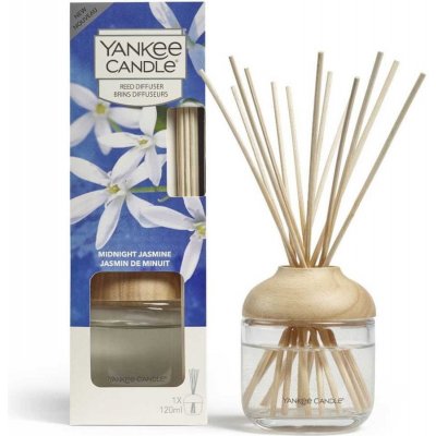 Yankee Candle Fragranced Reed vonná stébla Midnight Jasmine Půlnoční jasmín 120 ml – Zbozi.Blesk.cz