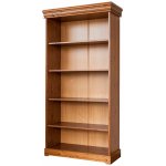 AV interiery Knihovna Piemonte 96x37x194 masiv borovice provensálský styl – Sleviste.cz