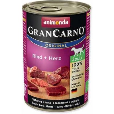 Animonda Gran Carno ADULT hovězí + srdce 400 g