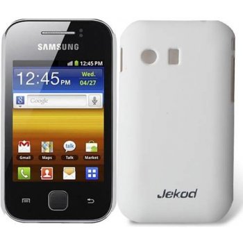 Pouzdro Jekod Super Cool Case Samsung S5360, S5363 Galaxy Y bílé