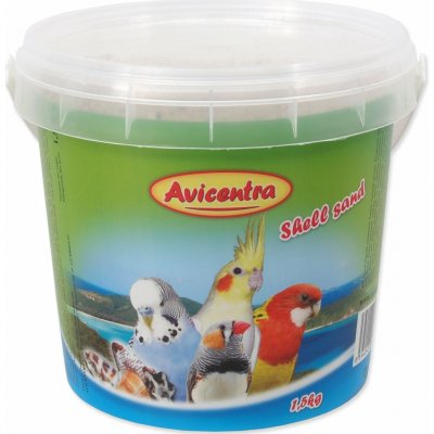 AVICENTRA písek minerální s drcenými mušlemi 1,5 kg – Zboží Dáma