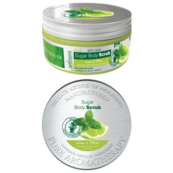 Naturalis cukrový tělový peeling Lime & Mint 300 g