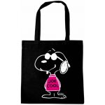 CurePink Shopping taška na rameno Snoopy Joe Cool Pink 38 x 42 cm – Hledejceny.cz