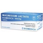 MAGNESIUM LACTATE BIOMEDICA POR 500MG TBL NOB 100 – Sleviste.cz