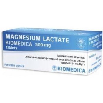 MAGNESIUM LACTATE BIOMEDICA POR 500MG TBL NOB 100