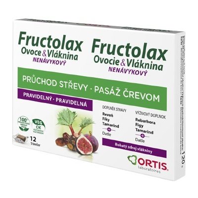 Ortis Fructolax—12 žvýkacích kostek