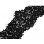 Prima-obchod Francouzská elastická krajka šíře 90 mm, barva 2 černá – Sleviste.cz