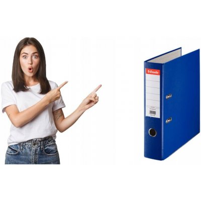 Esselte Economy pákový pořadač A4 7,5 cm modrý – Hledejceny.cz