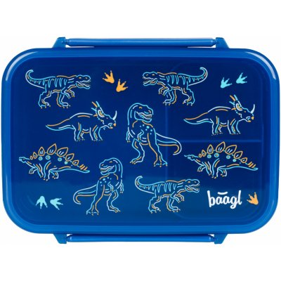 Baagl Box na svačinu s přihrádkami Dino – Zboží Dáma