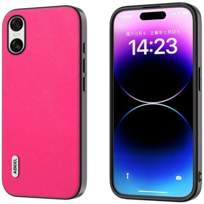 Abeel Leather Obal pro Sony Xperia 10 VI růžový – Zboží Živě