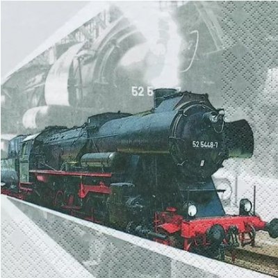 Ubrousek 33x33cm Lokomotiva – HobbyKompas.cz
