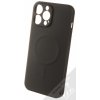 Pouzdro a kryt na mobilní telefon Pouzdro 1Mcz MagSilicone TPU ochranné s MagSafe iPhone 13 Pro Max černé