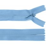 Spirálový zip no.3 skrytý nerozepínací 60cm - více barev color: 591 světle modrá – Hledejceny.cz