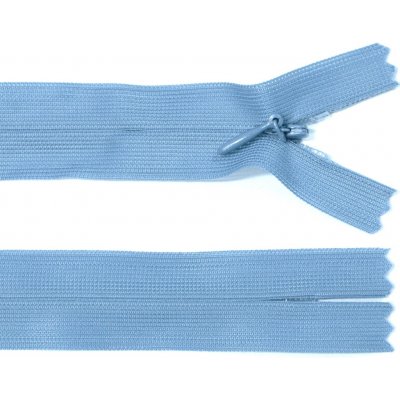 Spirálový zip no.3 skrytý nerozepínací 60cm - více barev color: 591 světle modrá – Hledejceny.cz