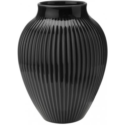 Keramická váza Knabstrup Ripple Black 20 cm Knabstrup – Hledejceny.cz