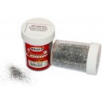 Třpytivý prášek k dekoraci Glitter stříbrný Diamant 530-05 Meyco 40 g – Zboží Mobilmania