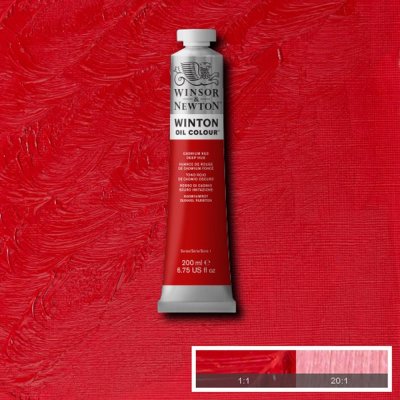 Winsor & Newton olejová barva 200 ml cadmium red deep hue – Hledejceny.cz