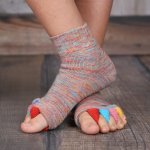 Happy Feet HF02 Adjustační ponožky Multicolor – Zboží Mobilmania