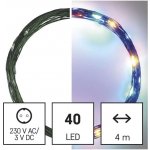EMOS LED vánoční nano řetěz zelený 4 m venkovní i vnitřní multicolor časovač – Hledejceny.cz