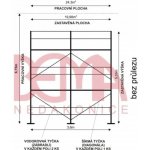 Bema kostka lešení ECO 24,3 m² – Zboží Mobilmania