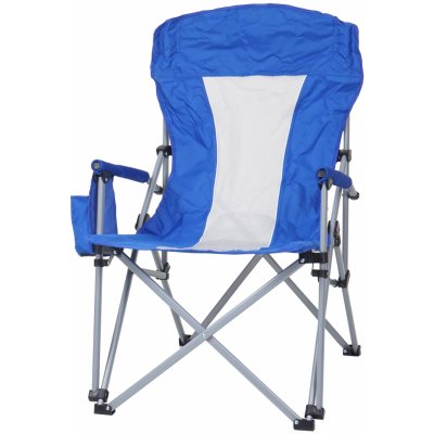 Mendler Kempingová židle HWC-L50 modrá – Zboží Mobilmania