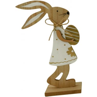 Zajíc dřevo 17cm natural – Hledejceny.cz