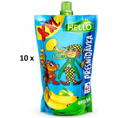 HELLO x x L s banány 10 x 200 g – Zbozi.Blesk.cz