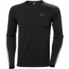 Pánské sportovní tričko Helly Hansen Lifa Active Stripe Crew pánské funkční triko černá