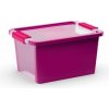 Úložný box KIS Bi box S plastový 11 litrů průhledný/fialový 008452LVN