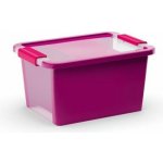 KIS Bi box S plastový 11 litrů průhledný/fialový 008452LVN – Zboží Dáma