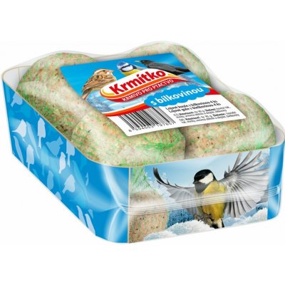 KRMÍTKO Lojová koule s bílkovinou 4 x 90 g – Hledejceny.cz