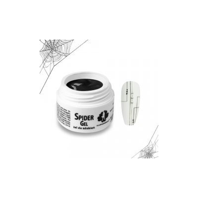 Spider Gel na zdobení nehtů černý 3 ml – Zboží Mobilmania