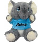 MikroTrading sloník s barevným tričkem a jménem Tričko se jménem: Antonín zelený 17 cm – Hledejceny.cz