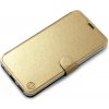 Pouzdro a kryt na mobilní telefon Apple Pouzdro Mobiwear Flip Apple iPhone 14 Pro - C_GOS Gold&Gray