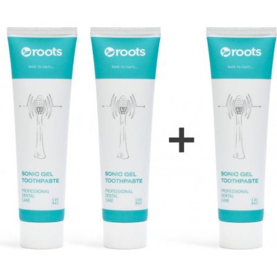 Roots sonic gel pro dospělé pro sonické čištění 3x 100 ml – Zboží Mobilmania