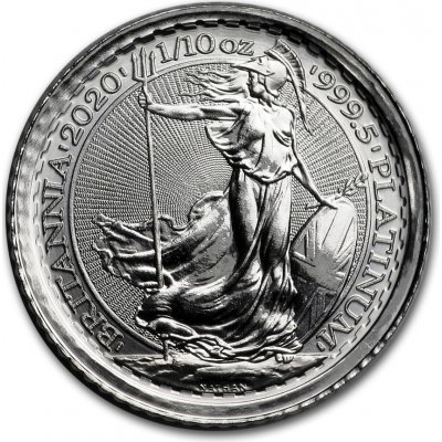 The Royal Mint platinová mince Britannia BU 1/10 oz – Zboží Mobilmania