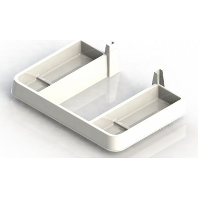 In-Design Vklad s límcem pro výřez pod umyvadlo/dřez bílý 365x264 – Zboží Dáma