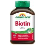 Jamieson Biotin 250 ug 100 tablet – Hledejceny.cz