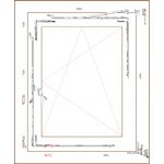 MACO celoobvodové kování pro jedno-křídlo PVC 450-750 mm x 1200-1850 mm Dorn 15 mm vlevo – Sleviste.cz