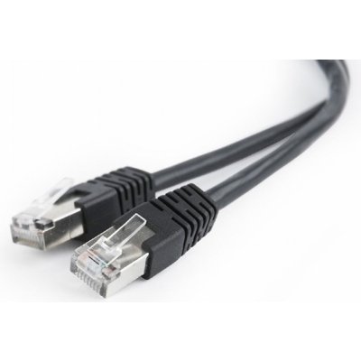 Gembird PP6-3M/BK Patch RJ45, cat. 6, FTP, 3m, černý – Zboží Mobilmania