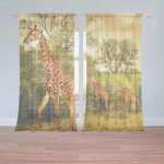 Záclony Žirafy: 2 ks - 150x250 cm - Sablio – Hledejceny.cz