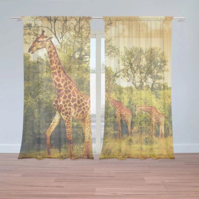 Záclony Žirafy: 2 ks - 150x250 cm - Sablio – Hledejceny.cz