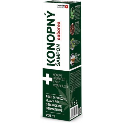 Cemio Konopný šampon Seborea 250 ml – Hledejceny.cz