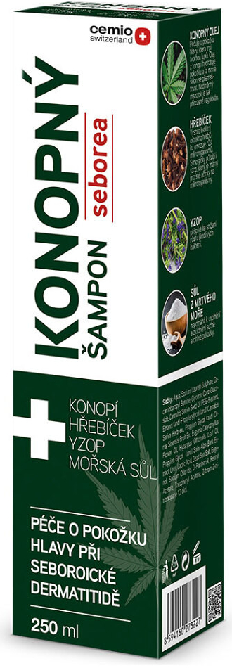 Cemio Konopný šampon Seborea 250 ml