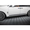 Nárazník Maxton Design difuzory pod boční prahy pro Rolls Royce Cullinan, černý lesklý plast ABS