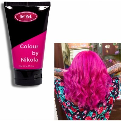 Colour by Nikola barva na vlasy Hot pink růžová – Zboží Mobilmania